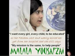 In this short video you can hear malala speaking after receiving the prize. The Story Of Malala Yousafzai Nikos