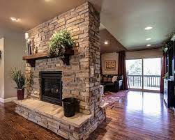 Captivating Double Sided Gas Fireplace