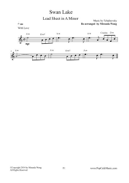 Visit toplayalong.com and get access to hundreds of scores for violin with backing tracks to playalong. Swan Lake Violin Or Saxophone Solo In A Minor By Peter Ilyich Tchaikovsky 1840 1893 Digital Sheet Music For Sheet Music Single Lead Sheet Download Print S0 12154 Sheet Music Plus