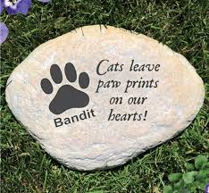 Cat Memorial Garden Stone The