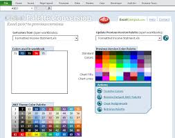 Excels Color Palette Compatibility Solution