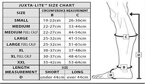 Juxta Lite Sizing Chart Www Bedowntowndaytona Com