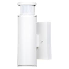Shop Chiasso White Led Motion Sensor Dusk To Dawn Dark Sky Outdoor Wall Light 4 5 In W X 9 75 In H X 4 75 In D Overstock 20877047