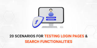 20 scenarios for testing login pages