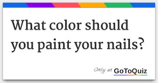 what color should you paint your nails