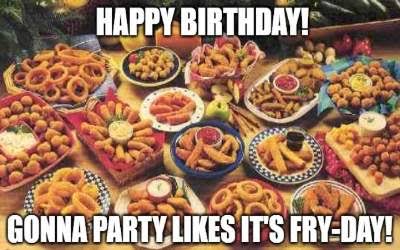 Image result for food happy birthday"