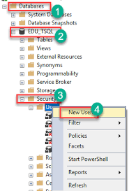 user and grant permissions in sql server