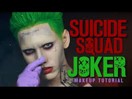squad joker makeup tutorial