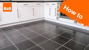 For a larger space, try a large format tile to emphasize the look and pattern. How To Tile A Floor Part 1 Preparation Youtube