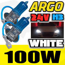 Details About H3 24 Volt 24v 100 Watt 100w Halogen Xenon White Headlight Worklamp Bulb 496