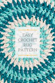 quick and easy crochet rug pattern