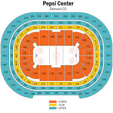 Breakdown Of The Pepsi Center Seating Chart Colorado
