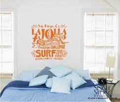 Nursery Wall Decals Quote Surf Party