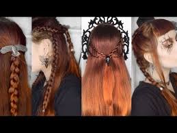 This color is commonly associated with traditional vikings. 4 Of My Favorite Fantasy Medieval Hairstyles Youtube