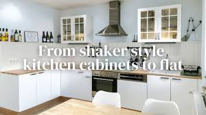 shaker style kitchen makeover with mdf
