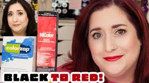 I want to clarify that. Red Hair How I Removed Black Dye Dyed My Hair Red Color Zap Hicolor Youtube