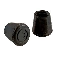 black rubber leg caps for table chair