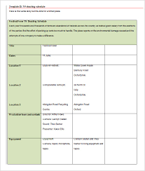 53 sle schedule templates pdf