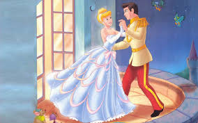 princess cinderella dancing with prince