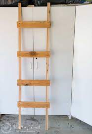 rustic blanket ladder for under 20