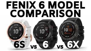 Garmin Fenix 6 Model Comparison And Feature Overview Fenix 6 6s 6x Review