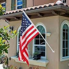 There are flag poles that fit into a tube that is permanently in the ground. Miya Flag Pole 6 Ft Flagpole Kit For American Flag Stainless Steel Professional Flag Pole For House Garden Yard Residential Or Commercial Flag Pole Flag Pole Only Buy Online At