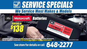 ford motorcraft batteries special you
