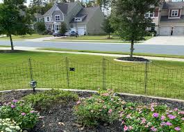 black metal zippity garden fence gate