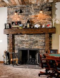 Reclaimed Wood Fireplace Manels