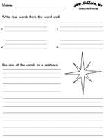   th gd Worksheets  Writing Instructions