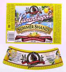 summer shandy beer label