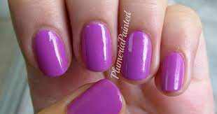 purple nails orly frolic
