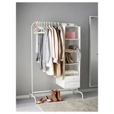 Komplement clothes rail, dark gray, 39 3/8. Mulig White Clothes Rack 99x46 Cm Ikea