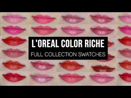 l oréal color riche full collection
