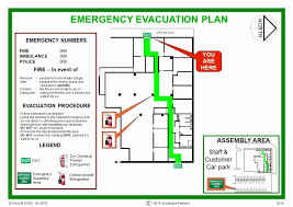 easy to install evacuation layout map