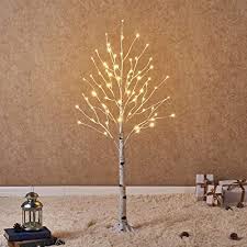 hairui white birch tree with led