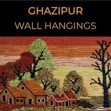 GI Tagged - Geographical Indications, India - Ghazipur Wall Hangings Simple  designs and sketches of the theme is weaved by blending various coloured  yarns along with the base yarn, being only jute. . . . . #