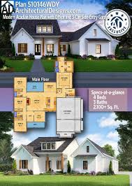 Plan 510146wdy Modern Acadian House