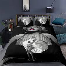 Marilyn Monroe Bedding Set 3pcs 3d