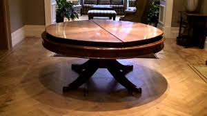 Dining tables assume incalculable jobs. Expandable Round Dining Table Modern Design Youtube