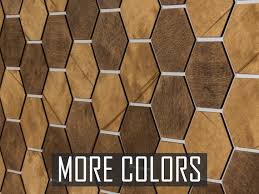 Hexagon Wall Panel Wood Wall Art