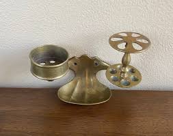 Vintage Brass Wall Mount Soap Dish Cup