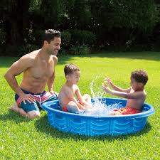 blue round kid pool
