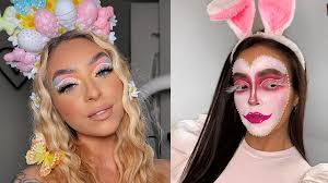in makeup looks for easter