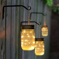 Outdoor Hanging Lamp With Glass Shade