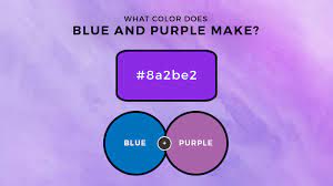 This is only theoretical, and th. What Color Does Blue And Purple Make