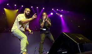 drake future in concert at toyota