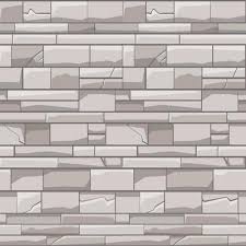 Seamless Pattern Brick Stone Wall Gray