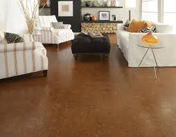 75 cork floor living room with beige