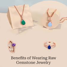 raw gemstone jewelry